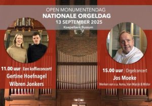 Nationale orgeldag in de Koepelkerk te Bussem met Jos Moeke