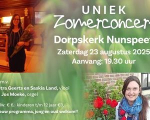 Uniek zomerconcert met Jos Moeke in de Dorpskerk te Nunspeet