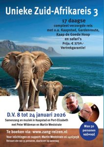 Unieke Zuid-Afrika reis 3 met Zang Reizen
