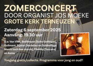 Zomerconcert in de Grote kerk te Terneuzen met Jos Moeke
