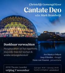 Feestelijk jubileumconcert van Cantate Deo 60 jaar