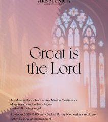 Great is the Lord Ars Musica concert in Krimpen aan de IJssel