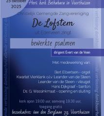 Kerkelijk centrum Bethabara te Voorthuizen koorconcert met de Lofstem