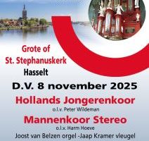 Koorconcert voor de ZOA in de Stephanuskerk te Hasselt