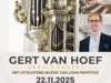 Propitius-concert door Gert van Hoef in Oude Kerk te Barneveld