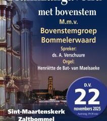 Sint-Maartenskerk te Zaltbommel psalmzangavond met bovenstem