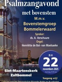 Sint-Maartenskerk te Zaltbommel psalmzangavond met bovenstem