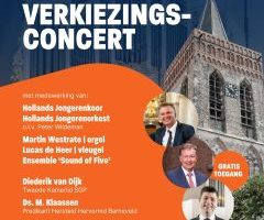Verkiezingsconcert in de Oude kerk te Ede met de SGP