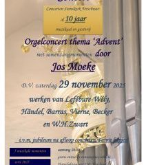 Advent concert met organist Jos Moeke in de Sionskerk te Terschuur