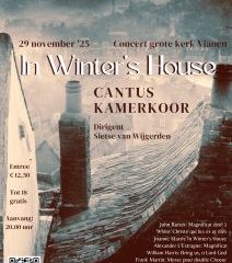 Cantus kamerkoor met In Winter's House in de Grote kerk te Vianen