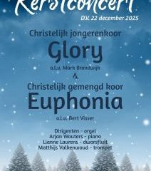 Dorpskerk te Barendrecht kerstconcert met Jongerenkoor Glory