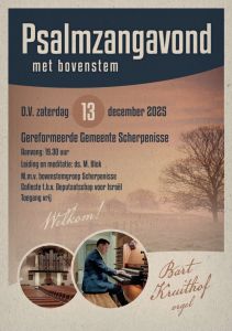 Gereformeerde Gemeente te Scherpenisse psalmzangavond met bovenstem