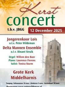 Kerstconcert in de Grote kerk te Middelharnis ten bate van ZGG