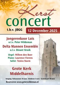 Kerstconcert in de Grote kerk te Middelharnis ten bate van ZGG