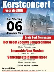 Kerstconcert in de Grote kerk te Terneuzen met Het Groot Zeeuws jongerenkoor