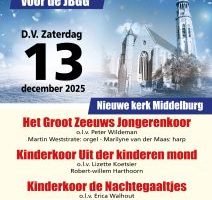 Kerstconcert in de Nieuwe kerk te Middelburg voor de ZGG