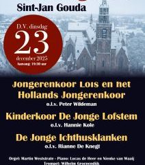 Kerstconcert in de Sint-Jan van Gouda met het Hollands Jongerenkoor