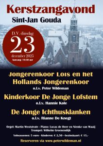 Kerstconcert in de Sint-Jan van Gouda met het Hollands Jongerenkoor