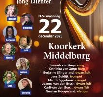 Kerstconcert met jonge talenten in 2025 te Middelburg