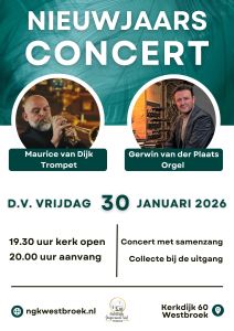Nieuwjaarsconcert 2026 in de NGK te Westbroek met Maurice van Dijk v2