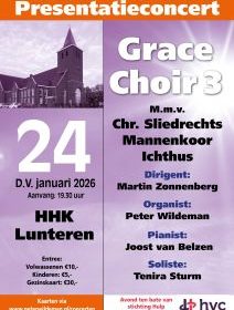 Grace Choir 3 presentatieconcert in de HHK te Lunteren