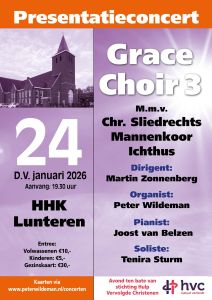 Grace Choir 3 presentatieconcert in de HHK te Lunteren