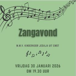 Tot aan de einden der aarde zangavond in de HHK te Elspeet