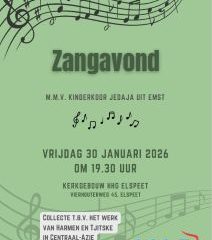 Tot aan de einden der aarde zangavond in de HHK te Elspeet