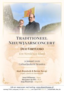 15e Traditioneel Nieuwjaarsconcert in de Grote kerk te Heusden