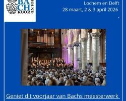 Bachkoor Holland brengt Matthäus Passion met B’Rock Orchestra