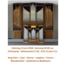 Emmauskerk te Barneveld orgelconcert met Evert van de Veen