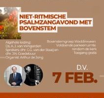 Gereformeerde Gemeente in Nederland te Gouda psalmzangavond 2026