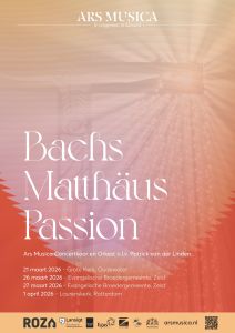 Matthäus Passion 2026 in de EGB te Zeist met Ars Musica