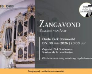 Psalmen van Asaf samen zingen in de Oude kerk van Barneveld