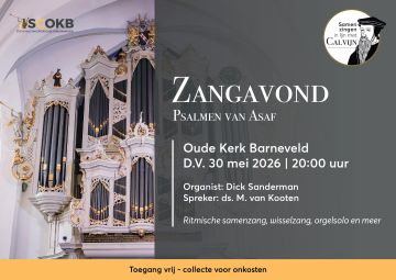 Psalmen van Asaf samen zingen in de Oude kerk van Barneveld