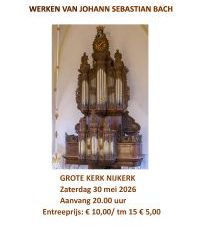 Werken van Johan Sebastian Bach met Evert van de Veen in Nijkerk