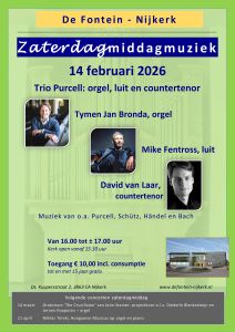 Barokmuziek in de Fontein te Nijkerk in 2026