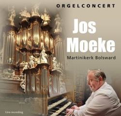 Nieuw album orgelconcert Jos Moeke Martinikerk Bolsward
