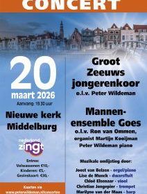 Nieuwe kerk te Middelburg met Groot Zeeuws jongerenkoor