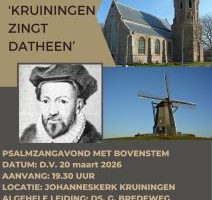 Psalmzangavond Kruiningen zingt Datheen met Martin Weststrate