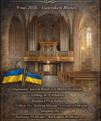 Psalmzangavond in de Cunerakerk te Rhenen met Martin Weststrate