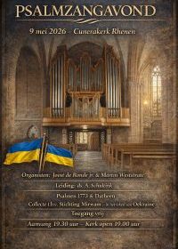 Psalmzangavond in de Cunerakerk te Rhenen met Martin Weststrate