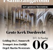 Traditionele psalmzangavond op 2e paasdag 2026 met Martin Weststrate