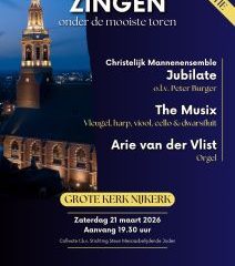 Zingen onder de mooiste toren met The Musix in Nijkerk