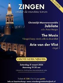 Zingen onder de mooiste toren met The Musix in Nijkerk