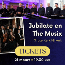 Zingen onder de mooiste toren met The Musix in Nijkerk