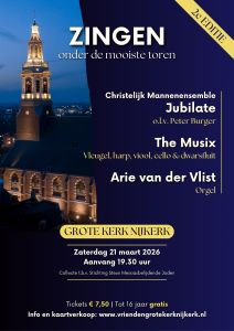 Zingen onder de mooiste toren met The Musix in Nijkerk